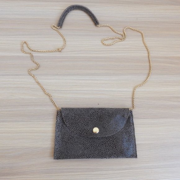 Sorial Bag Womens Leather Crossbody Sling‎ Envelope Evening Purse Small Black - Picture 5 of 11